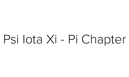 Psi Iota Xi- Pi Chapter